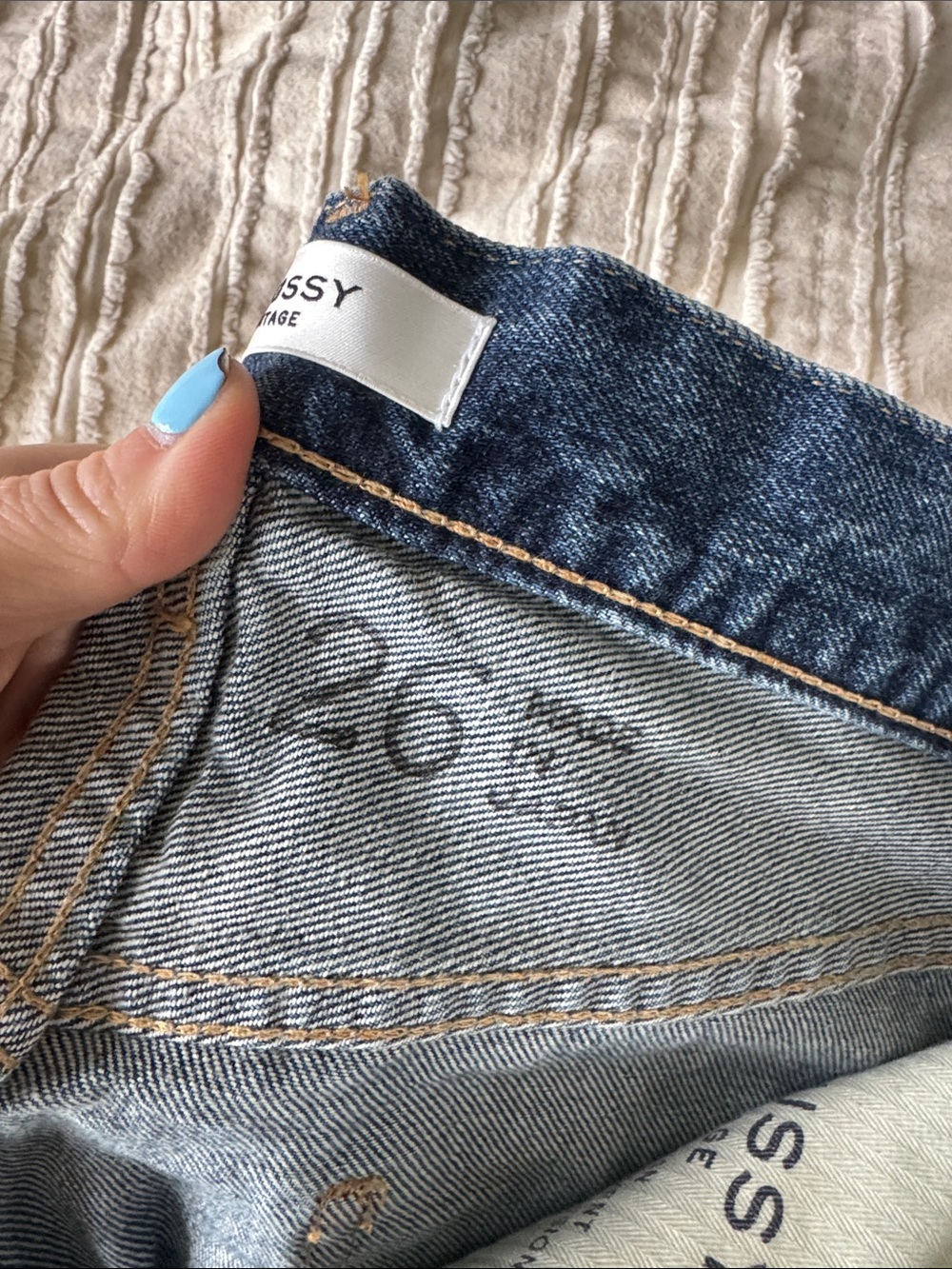 Moussy Women's Medium Blue Straight-Leg Jeans - Picture 3 of 7